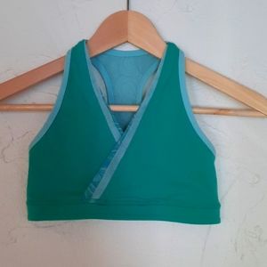 LULULEMON Sz 4 Sports Bra With Mesh Edging